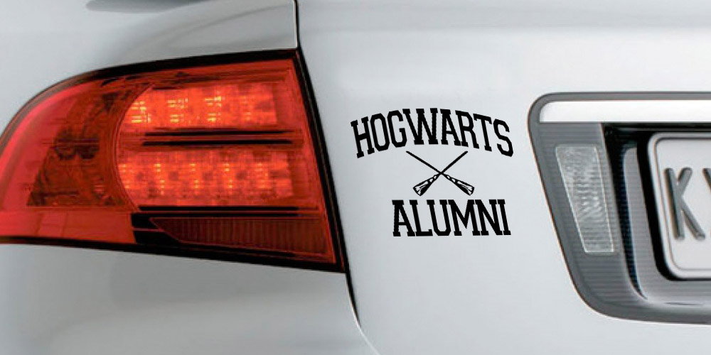 pegatina harry potter hogwarts alumni