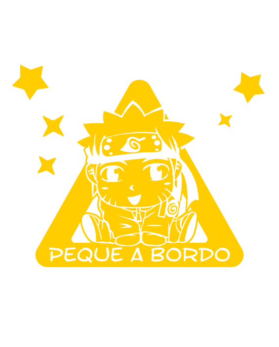 Bebe A Bordo Naruto Personalizado Adhesivosnatos