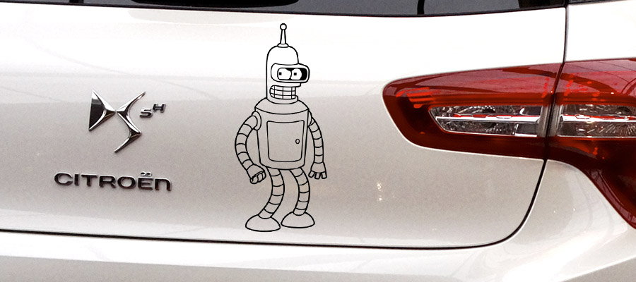 pegatina Bender Futurama