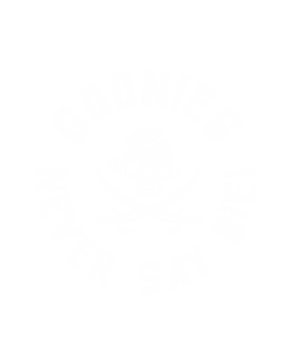 pegatina goonies sloth never say die