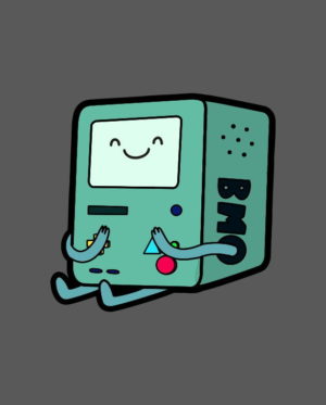 pegatina bmo hora de aventuras