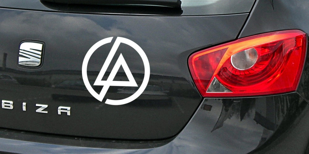 pegatina linkin park logo circulo