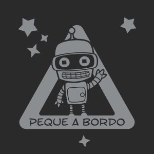 bebe a booordo baby bender futurama pegatina vinilo
