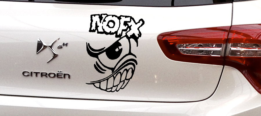 pegatina NOFX coche moto