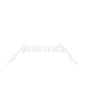 pegatina metallica logo letras nuevo