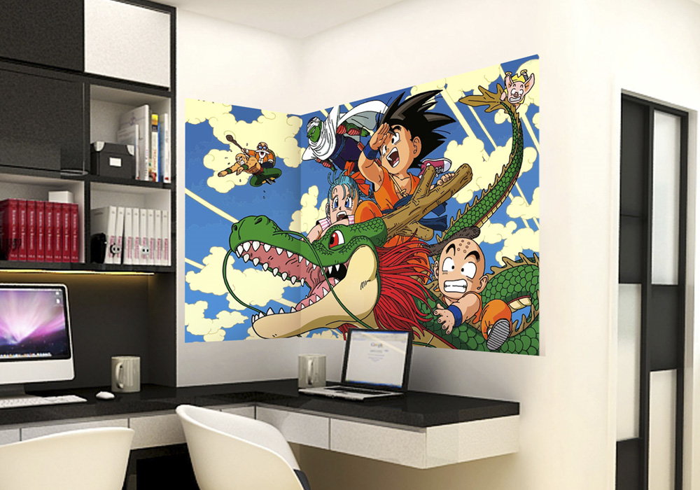 vinilo impreso dragon ball mural