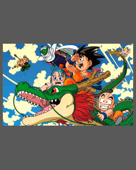 vinilo dragon ball mural decorativo