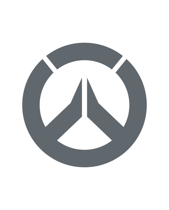 pegatina overwatch logo 1 color a elegir