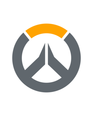 pegatina overwatch vinilo dos colores