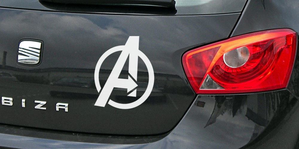 pegatina vengadores logo the avengers