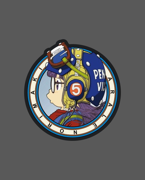 pegatina arale aviadora vinilo UVI