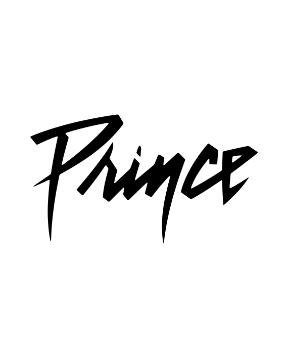 pegatina prince logo letras vinilo troquelado