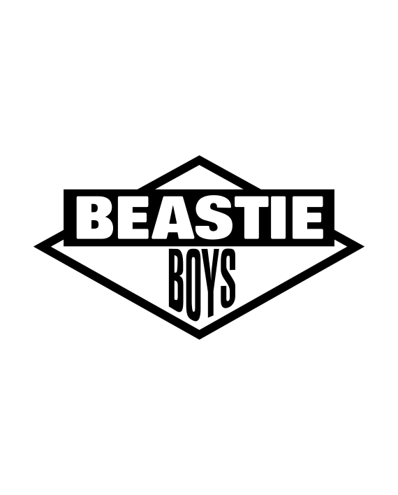 pegatina beastie boys logo original vinilo troquelado