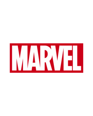 pegatina marvel logo 2 colores vinilo de corte