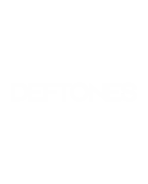 pegatina deftones logo letras 2020