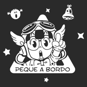 bebe a bordo arale dr slump personalizable