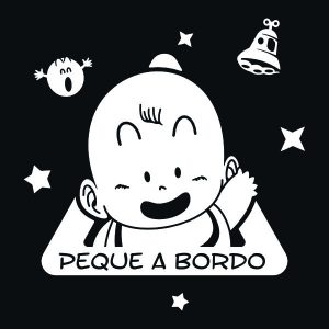 beb a bordo turbo dr slump pegatina vinilo personalizada