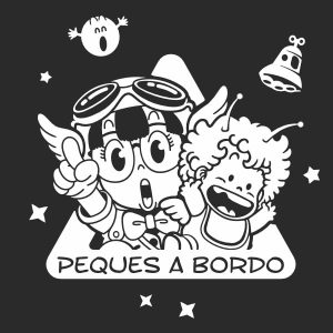 bebe a bordo hermanos arale gatchan dr slump personalizado
