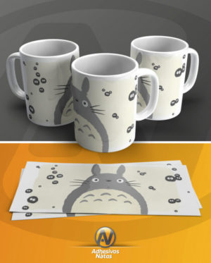 taza totoro adhesivosnatosghibli