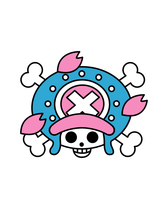 Pegatina One Piece Calavera