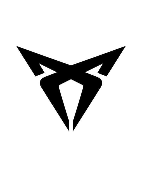 pegatina cupra logo vinilo corte