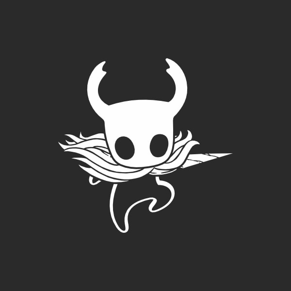 pegatina caballero hollow knight vinilo corte