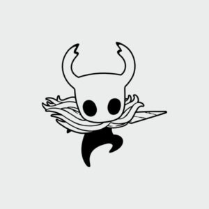 pegatina caballero hollow knight vinilo corte