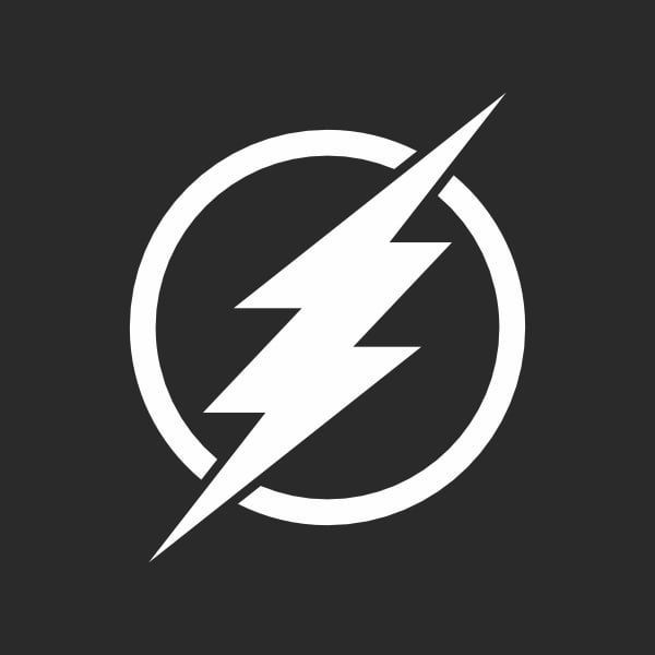 pegatina flash vinilo corte sin fondo