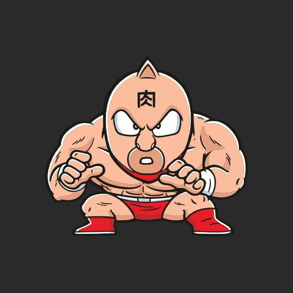 pegatina musculman luchador Kinnikuman vinilo lamiado exterior