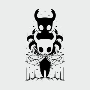vinilo dacorativo Hollow Knight el caballero personalizado