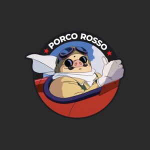 pegatina porco rosso vinilo lamiado exterior