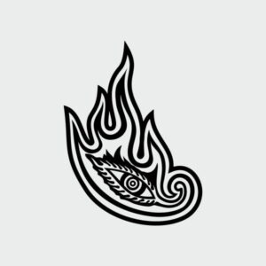 pegatina ojo lateralus tool vinilo corte